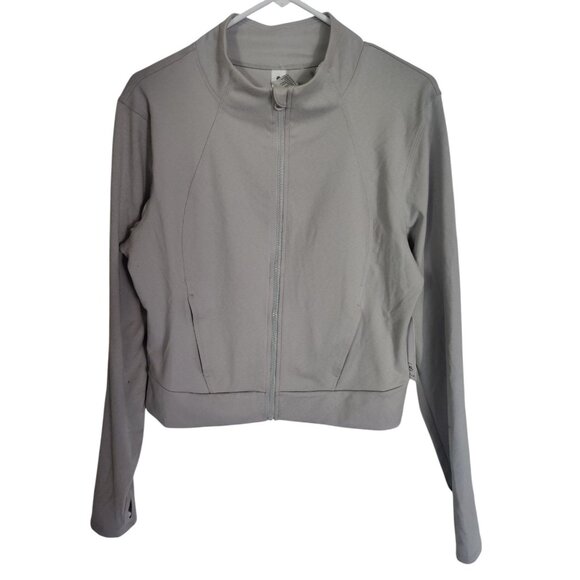 Yogalicious Lux Crosstrain Everyday Full Zip Heather Gray Jacket XL NWT - Picture 5 of 8